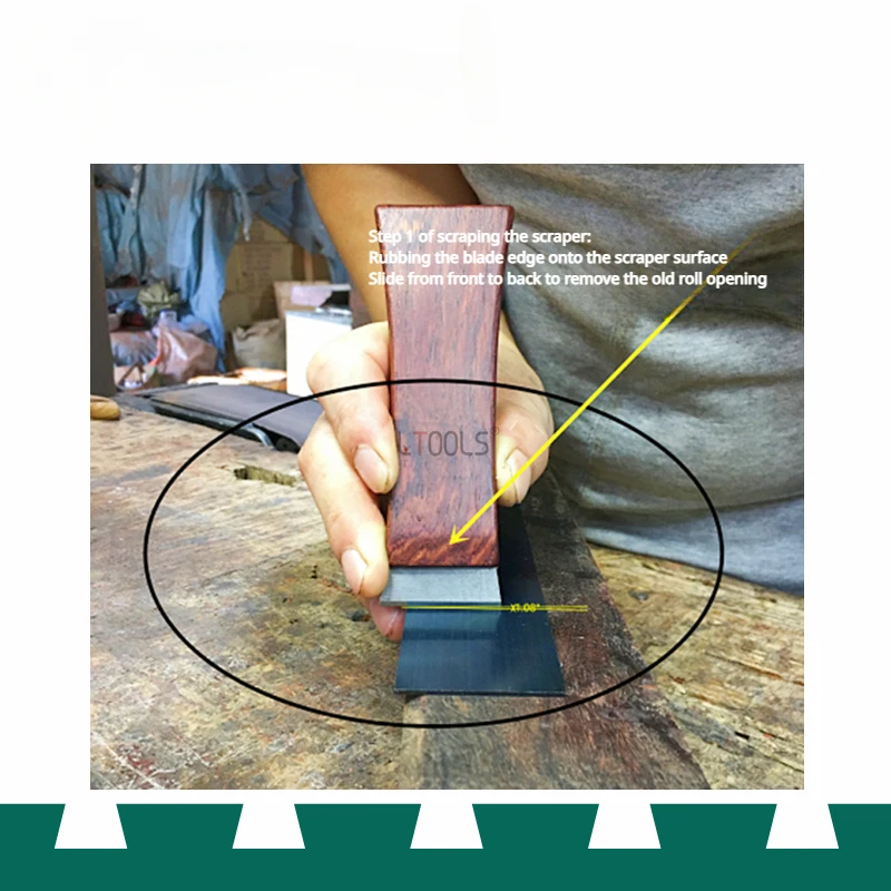 Drawknife Blade - Raschietto per Falegnameria in Acciaio al