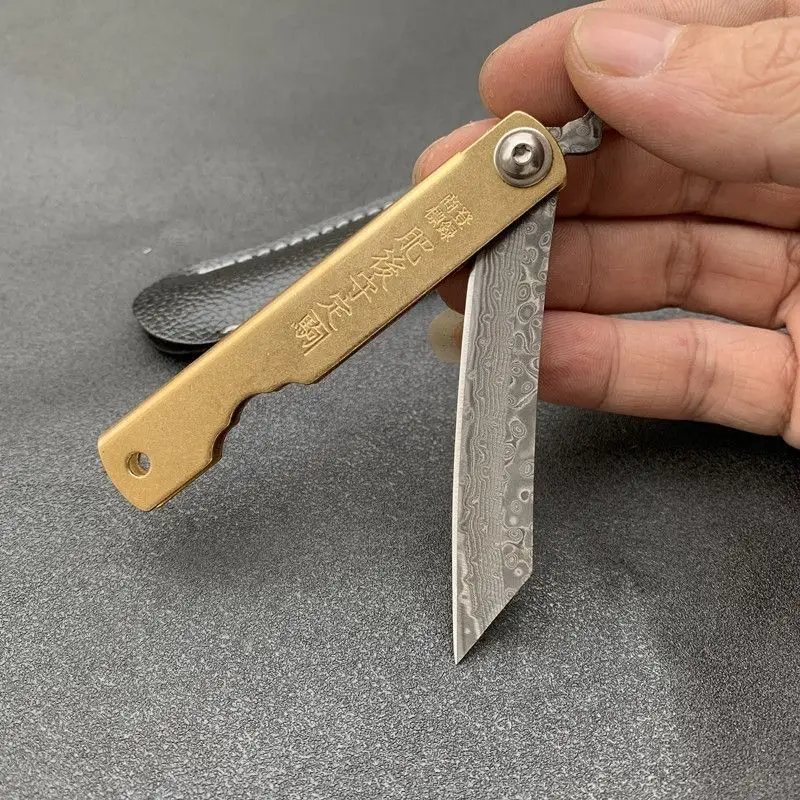 Woodworking In Japanese - Higonokami giapponese mini coltello pieghevole tascabile