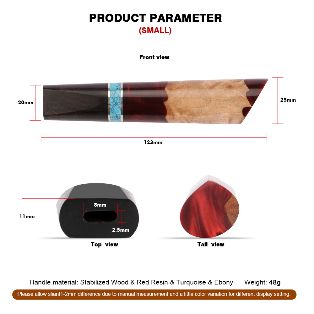 Manico per coltello a forma di - Woodworking Resin recensione e prezzo