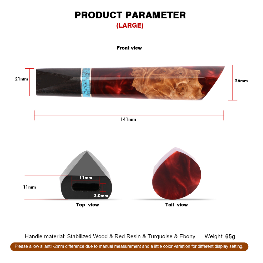 Manico per coltello a forma di - Woodworking Resin recensione e prezzo